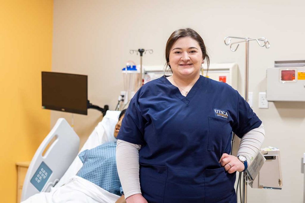 smiling nursing student