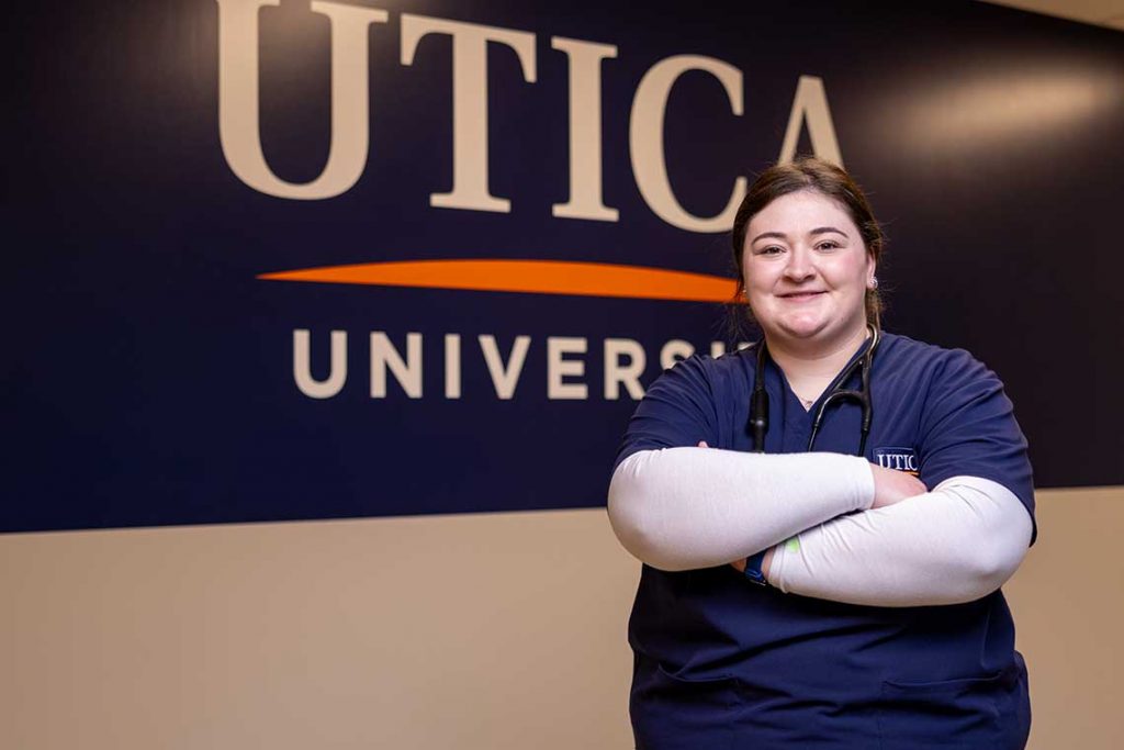 smiling nursing student